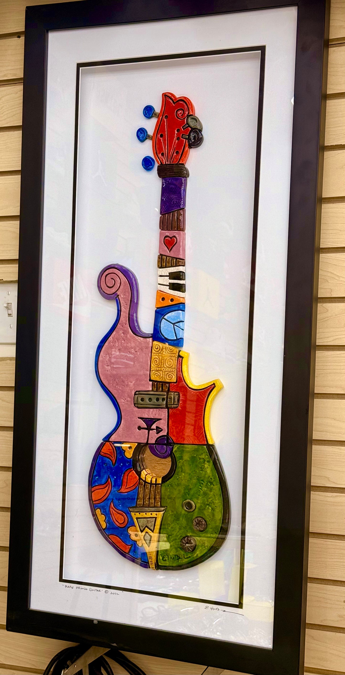 “Rare Prince Guitar” - Original Artwork by Elliott Hubbard 2022